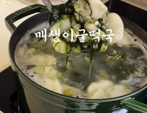 매생이굴떡국