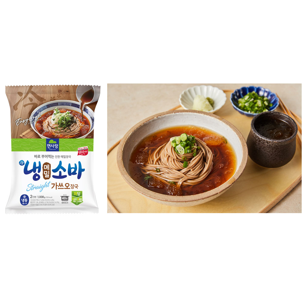 면사랑, 집에서 간편하게 완성하는 정통 ‘냉메밀소바’ 출시…여름 간편식 라인업 강화